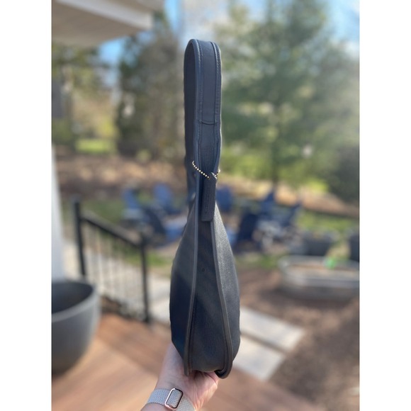 SOLD!  Vintage COACH Ergo Zip Blue Leather Shoulder Bag No 9025 - Picture 8 of 11